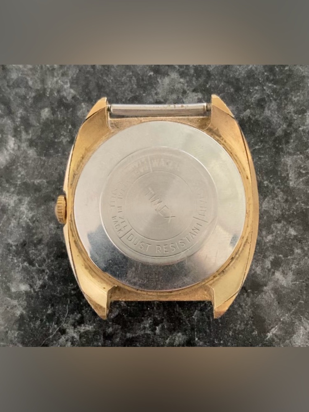 1972 Timex Calendar Watch Red Accent Ring 2572 For Parts - Picture 4 of 5